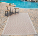 Momeni Como COM-4 Tan Indoor/Outdoor Area Rug