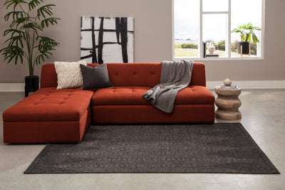 Momeni Como COM-5 Charcoal Indoor/Outdoor Area Rug