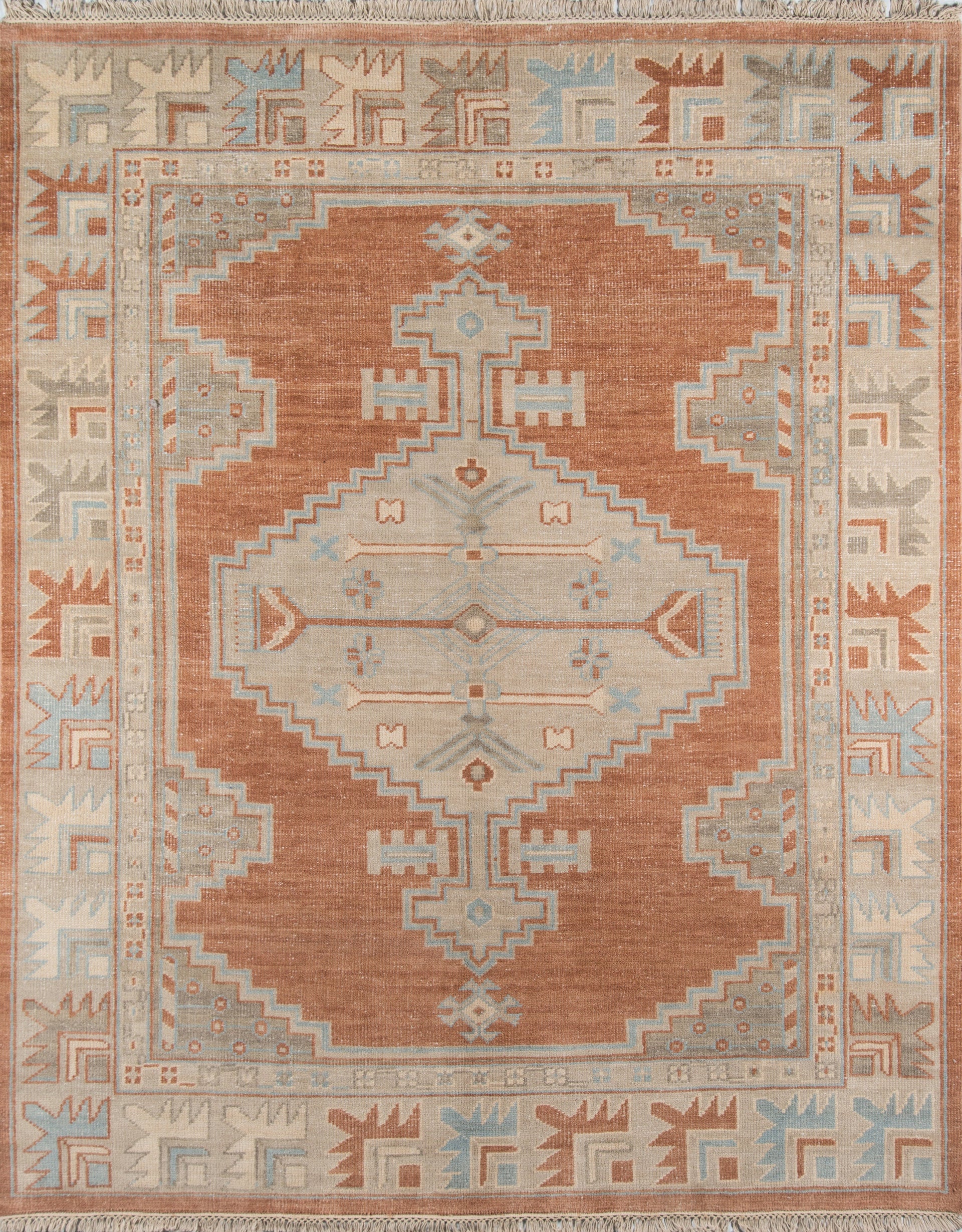 Concord CRD-1 (Walden) Rust Area Rug - 2' x 3' / Rust