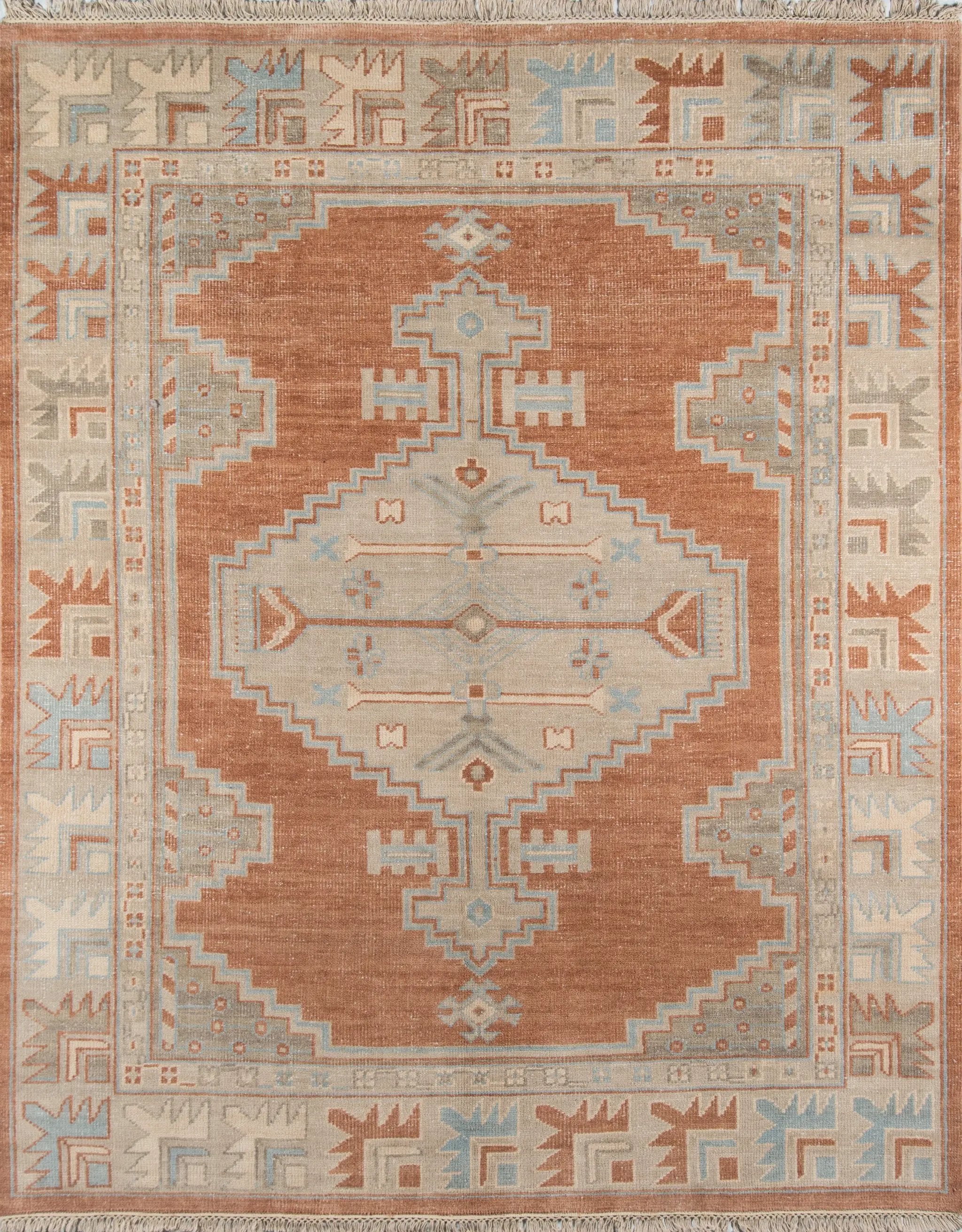 Concord CRD-1 (Walden) Rust Area Rug by Erin Gates by Momeni