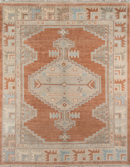 Erin Gates Concord CRD-1 Rust Hand Knotted Area Rug by Momeni