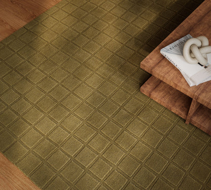 Momeni Contour CON-1 Green Hand Woven Area Rug