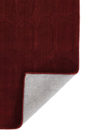 Momeni Contour CON-2 Burgundy Hand Woven Area Rug