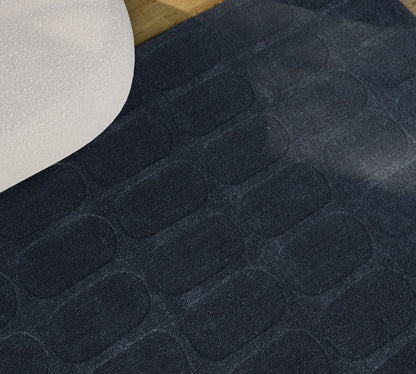 Momeni Contour CON-2 Navy Hand Woven Area Rug