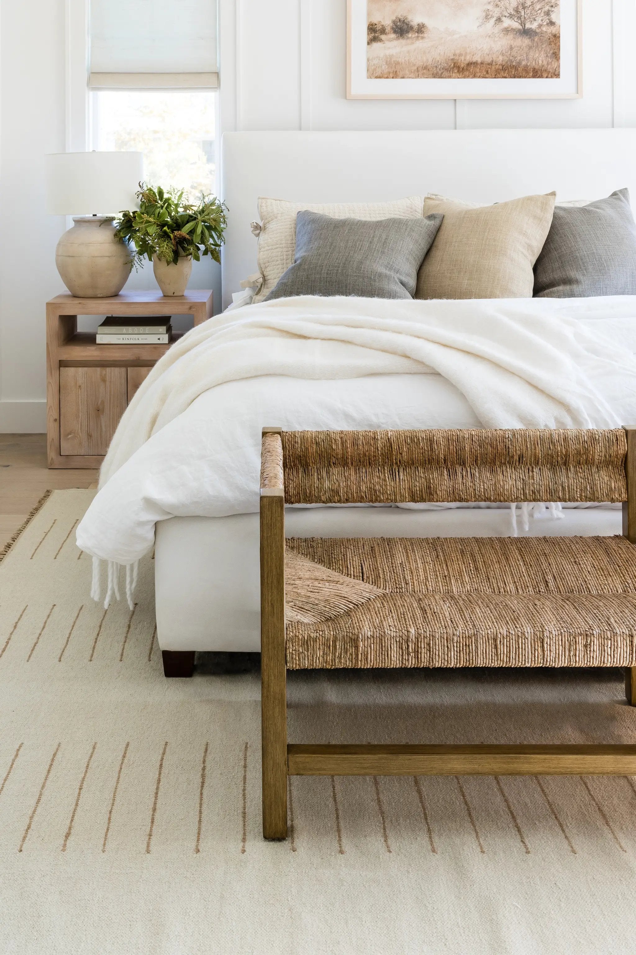 Corfu COF-1 Ivory Area Rug by Pure Salt by Momeni