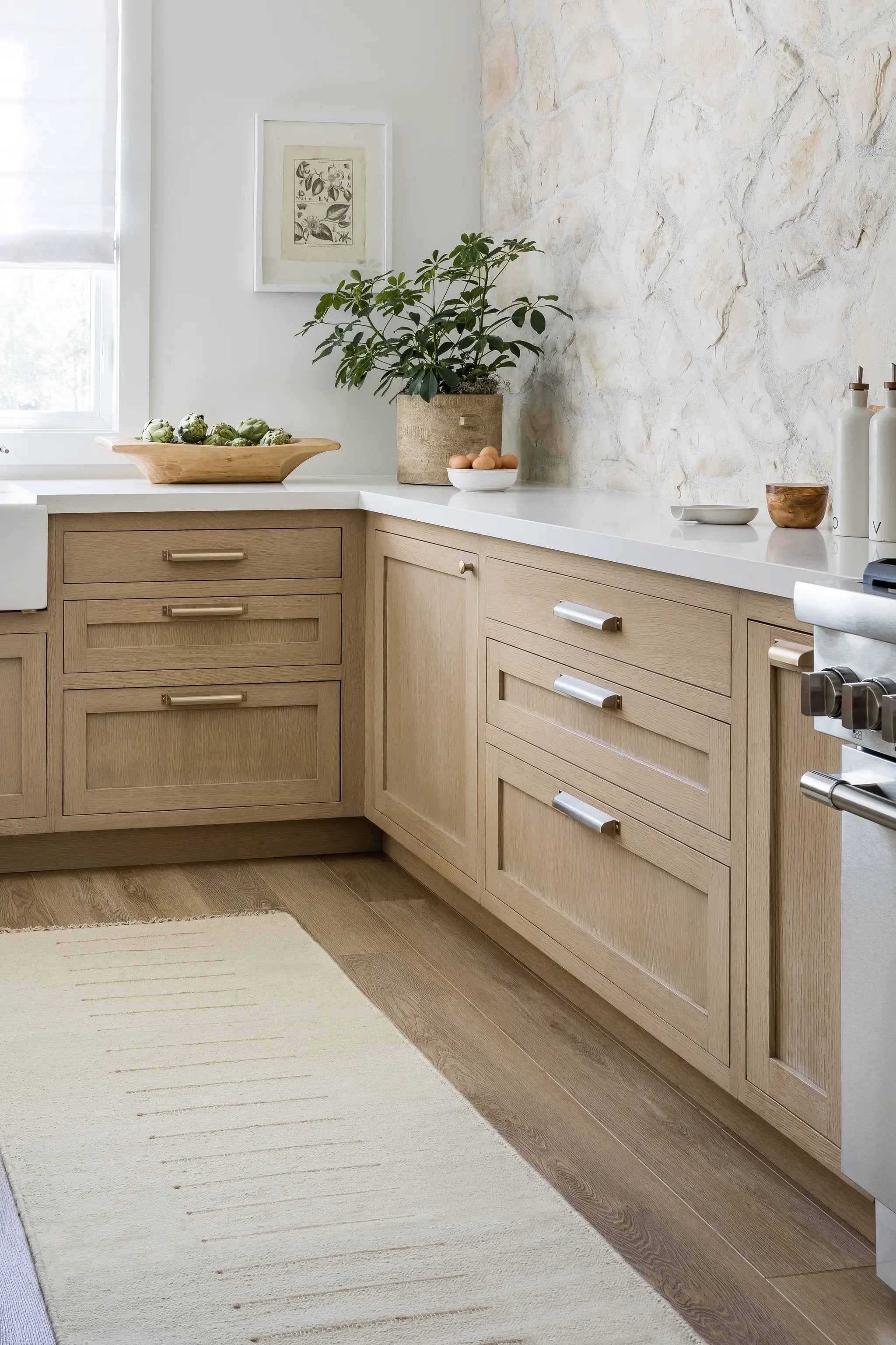 Corfu COF-1 Ivory Area Rug by Pure Salt by Momeni