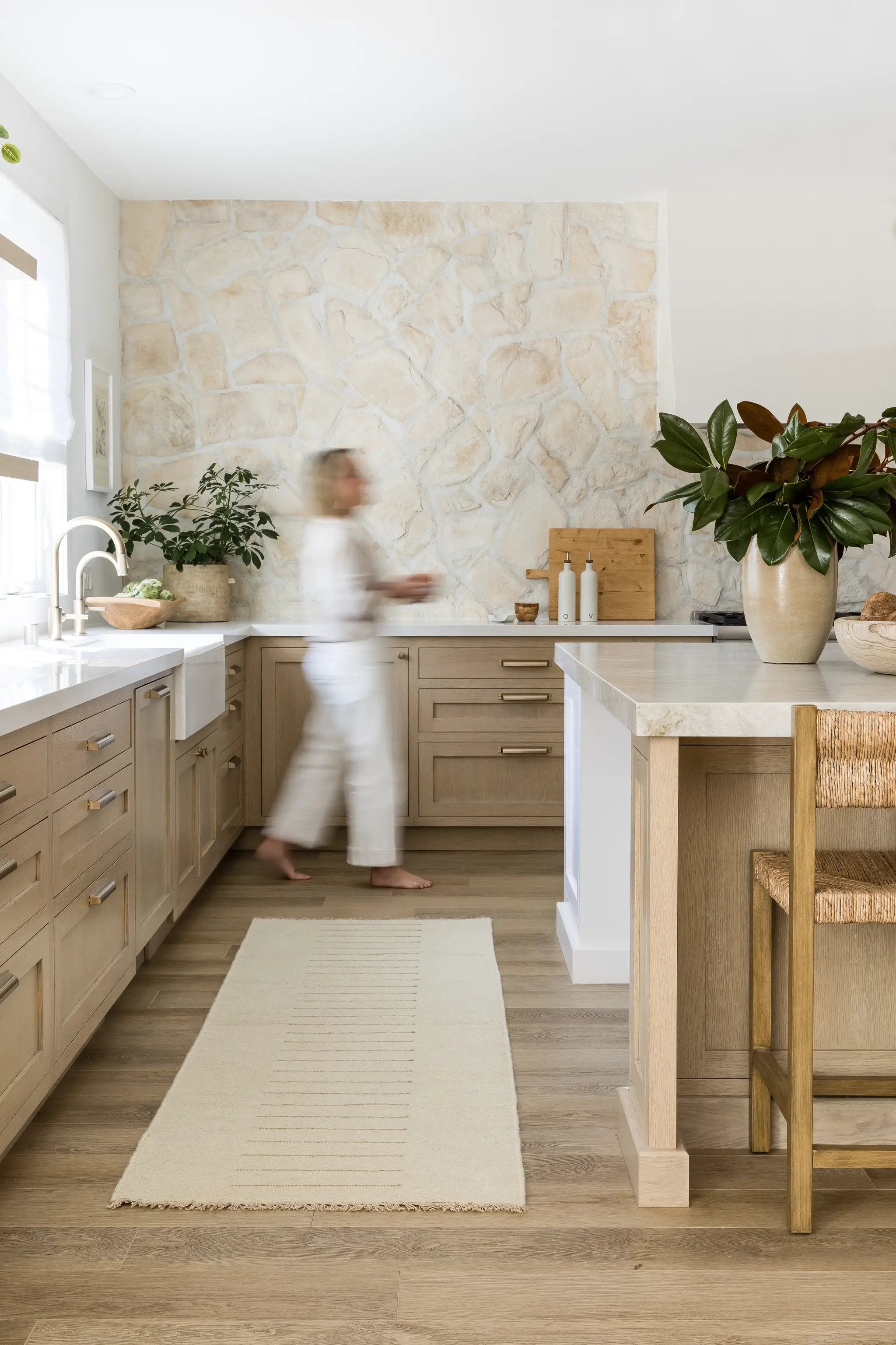 Corfu COF-1 Ivory Area Rug by Pure Salt by Momeni