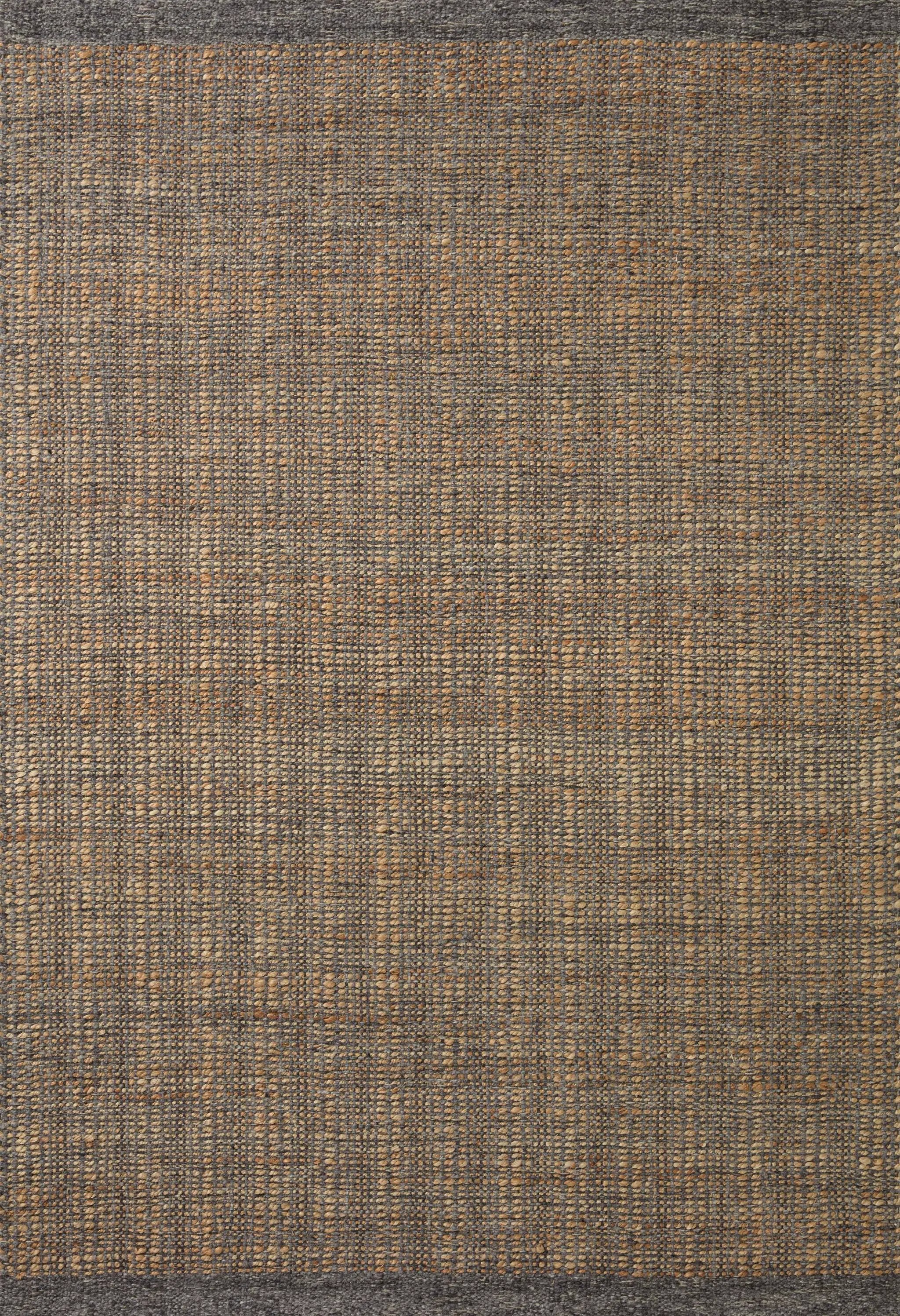 Cornwall CRN-01 Charcoal / Natural Area Rug by Jean Stoffer x Loloi