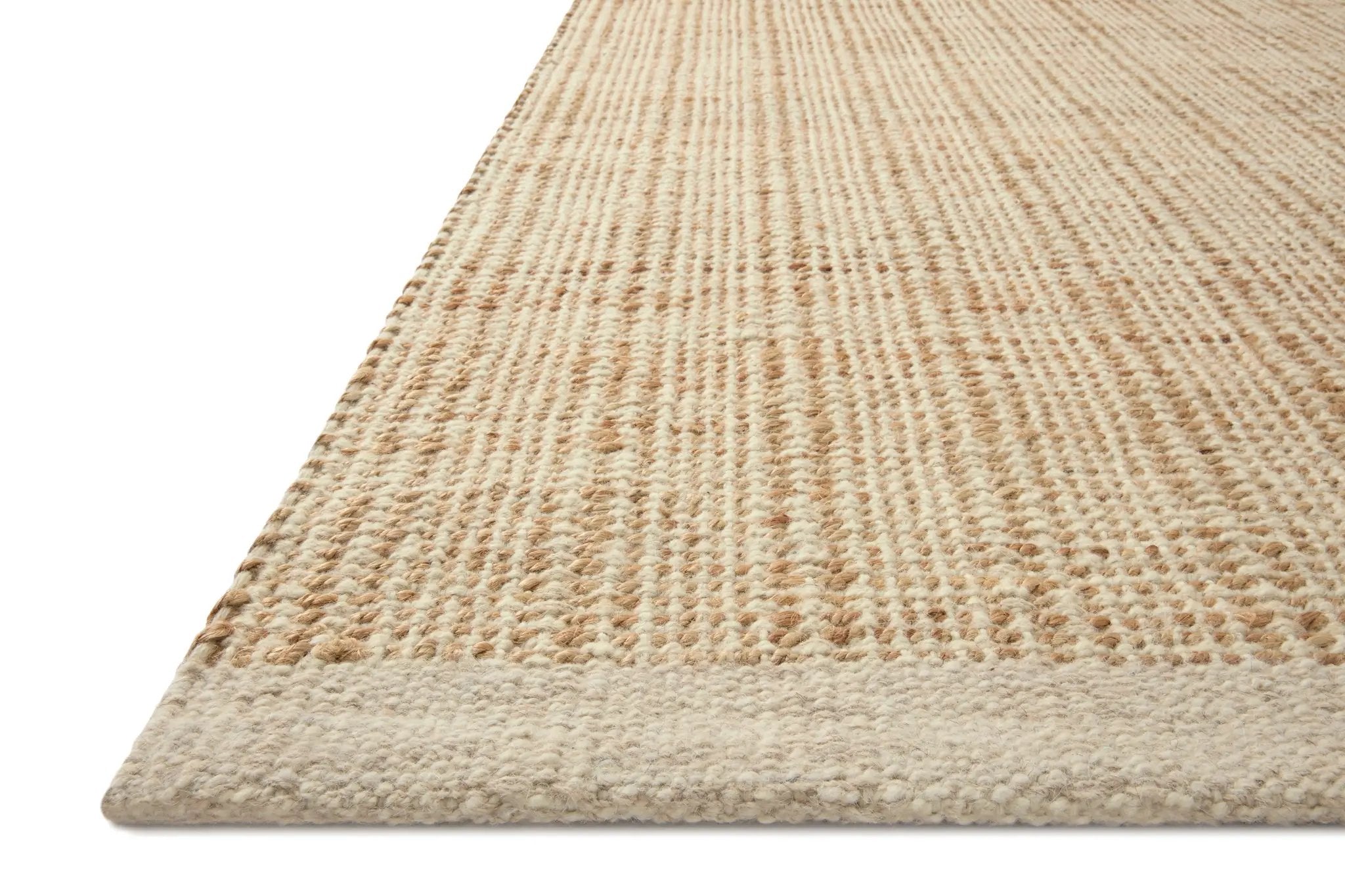 Cornwall CRN-01 Ivory / Natural Area Rug by Jean Stoffer x Loloi
