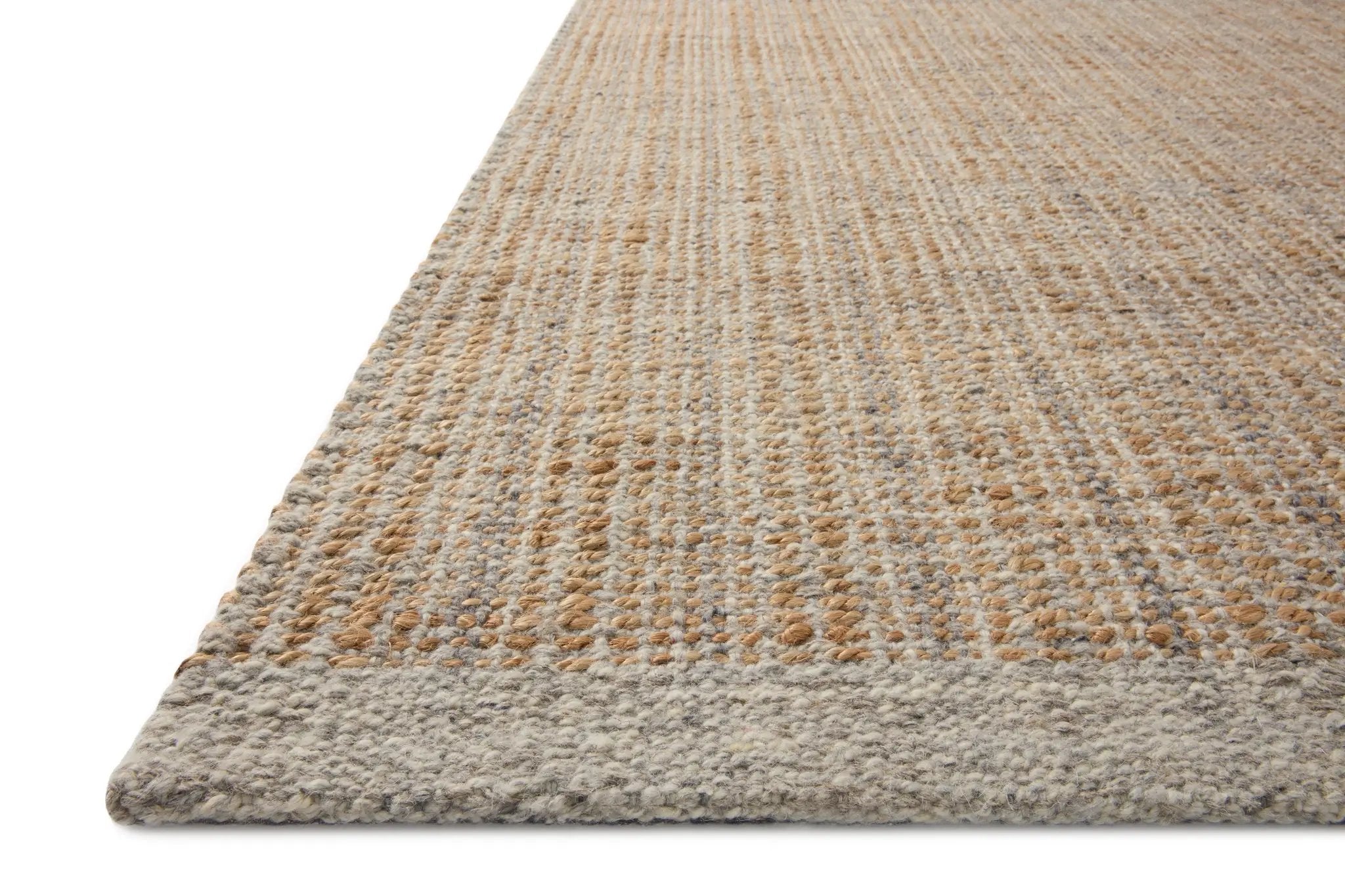 Cornwall CRN-01 Lt Grey / Natural Area Rug by Jean Stoffer x Loloi
