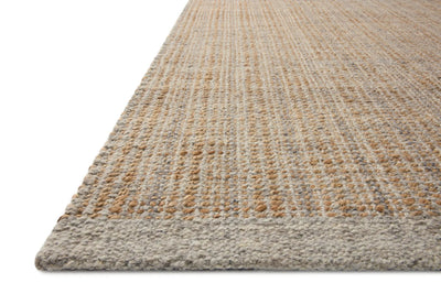 Cornwall CRN-01 Lt Grey / Natural Area Rug by Jean Stoffer x Loloi
