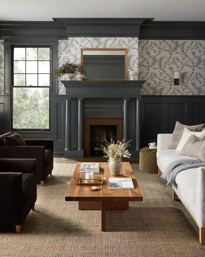 Jean Stoffer x Loloi Cornwall CRN-01 Mocha / Natural Area Rug