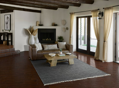 Momeni Cove CV-01 Charcoal Hand Woven Area Rug