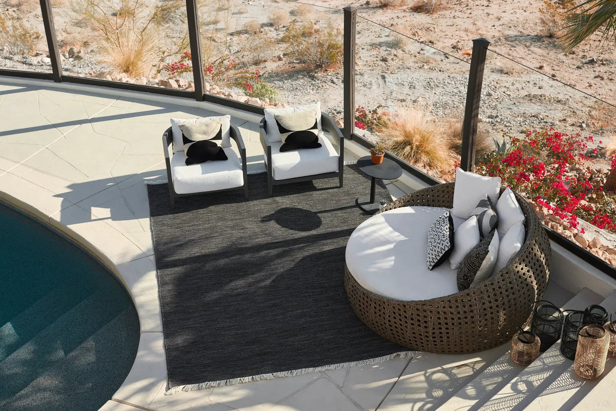 Cove CV-01 Charcoal Area Rug by Momeni