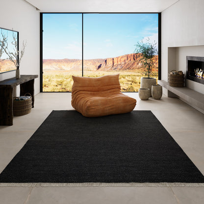 Momeni Cove CV-01 Charcoal Hand Woven Area Rug