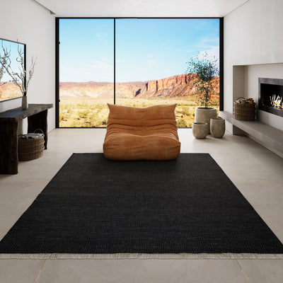 Momeni Cove CV-01 Charcoal Hand Woven Area Rug