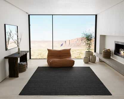 Momeni Cove CV-01 Charcoal Hand Woven Area Rug
