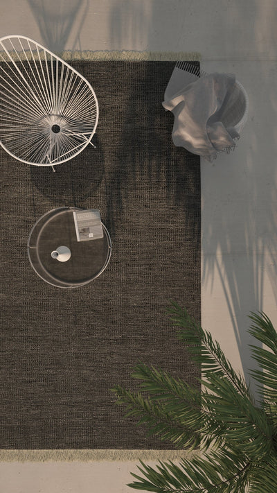 Momeni Cove CV-01 Charcoal Hand Woven Area Rug