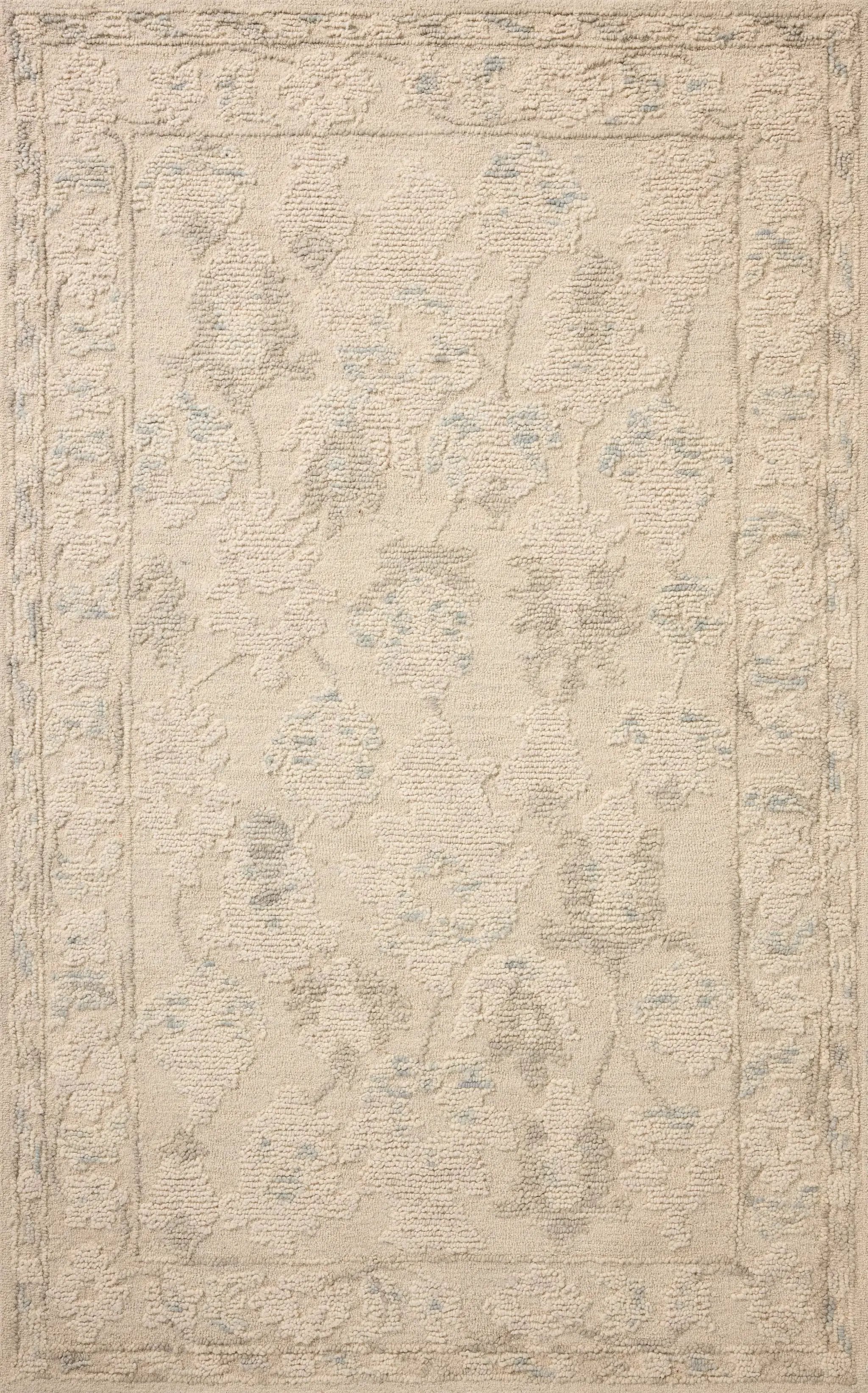 Cynthia CYN-02 Ivory / Sky Area Rug by Loloi