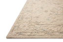 Featuring refined ivory and breezy sky-blue hues and floral detail, the Cynthia CYN-02 Ivory / Sky Area Rug is a hand-tufted wool area rug for any room