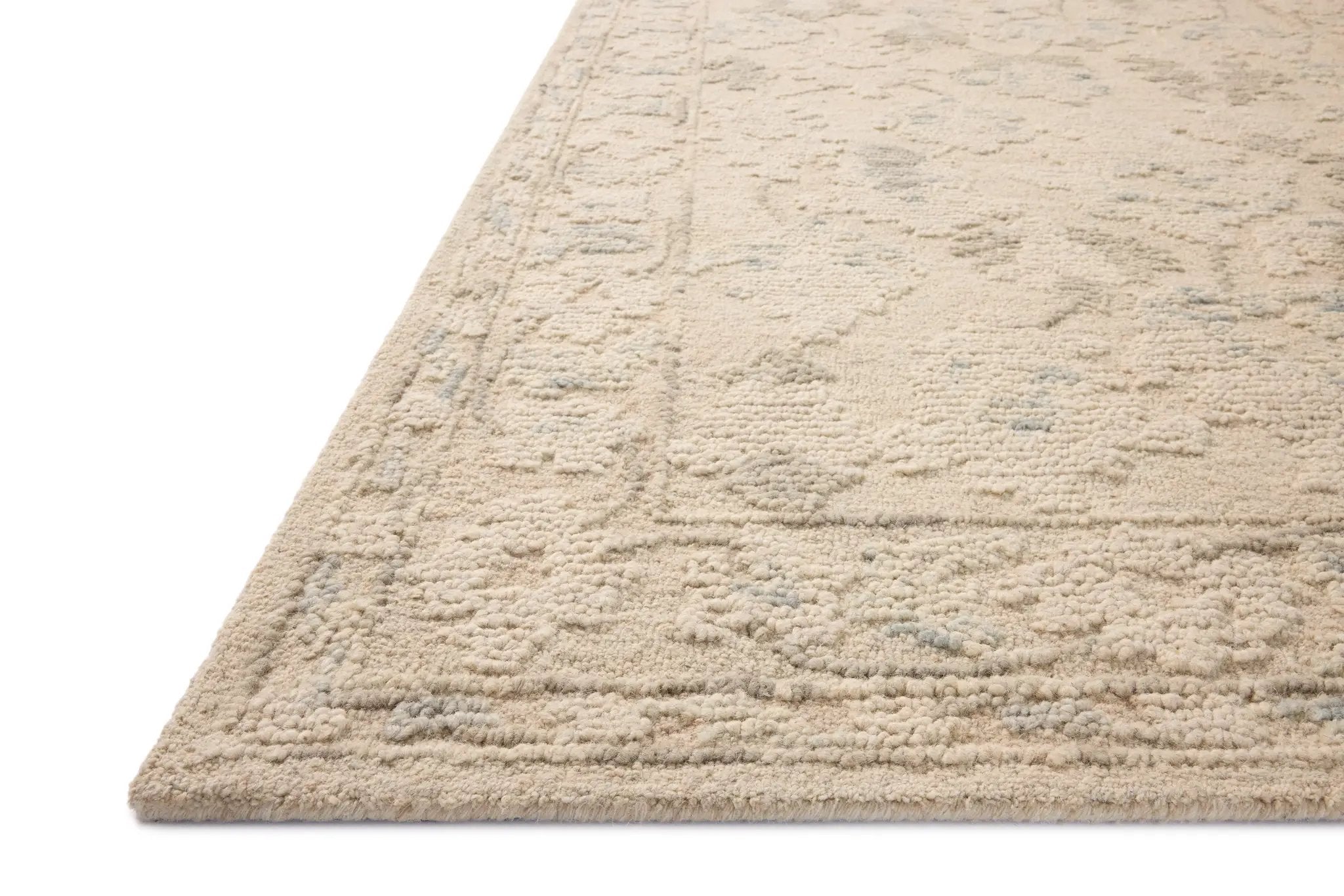 Cynthia CYN-02 Ivory / Sky Area Rug by Loloi