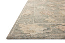 A hand-tufted wool area rug with floral flair in casual denim and calming blue tones, the Cynthia CYN-03 Denim / Blue Area Rug anchors any room