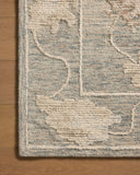 A hand-tufted wool area rug with floral flair in casual denim and calming blue tones, the Cynthia CYN-03 Denim / Blue Area Rug anchors any room