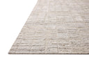 Rich in antique ivory hues with ribbed and graphic detail, the Daniel DAN-01 Antique Ivory Area Rug is a hand-loomed bamboo and wool area rug built for style and comfort
