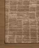 The Daniel DAN-01 Fawn Area Rug offers warm fawn sophistication and ribbed and graphic charm in a hand-loomed bamboo and wool area rug