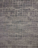 Expertly crafted as a hand-loomed bamboo and wool area rug with ribbed and graphic artistry, the Daniel DAN-01 Slate Area Rug captures cool slate tones beautifully