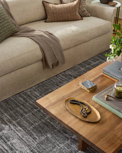 Daniel DAN-01 Slate Area Rug by Jean Stoffer x Loloi