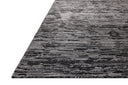 A hand-loomed bamboo and wool area rug with ribbed and graphic design in deep charcoal hues, the Daniel DAN-03 Charcoal Area Rug is a standout in any décor