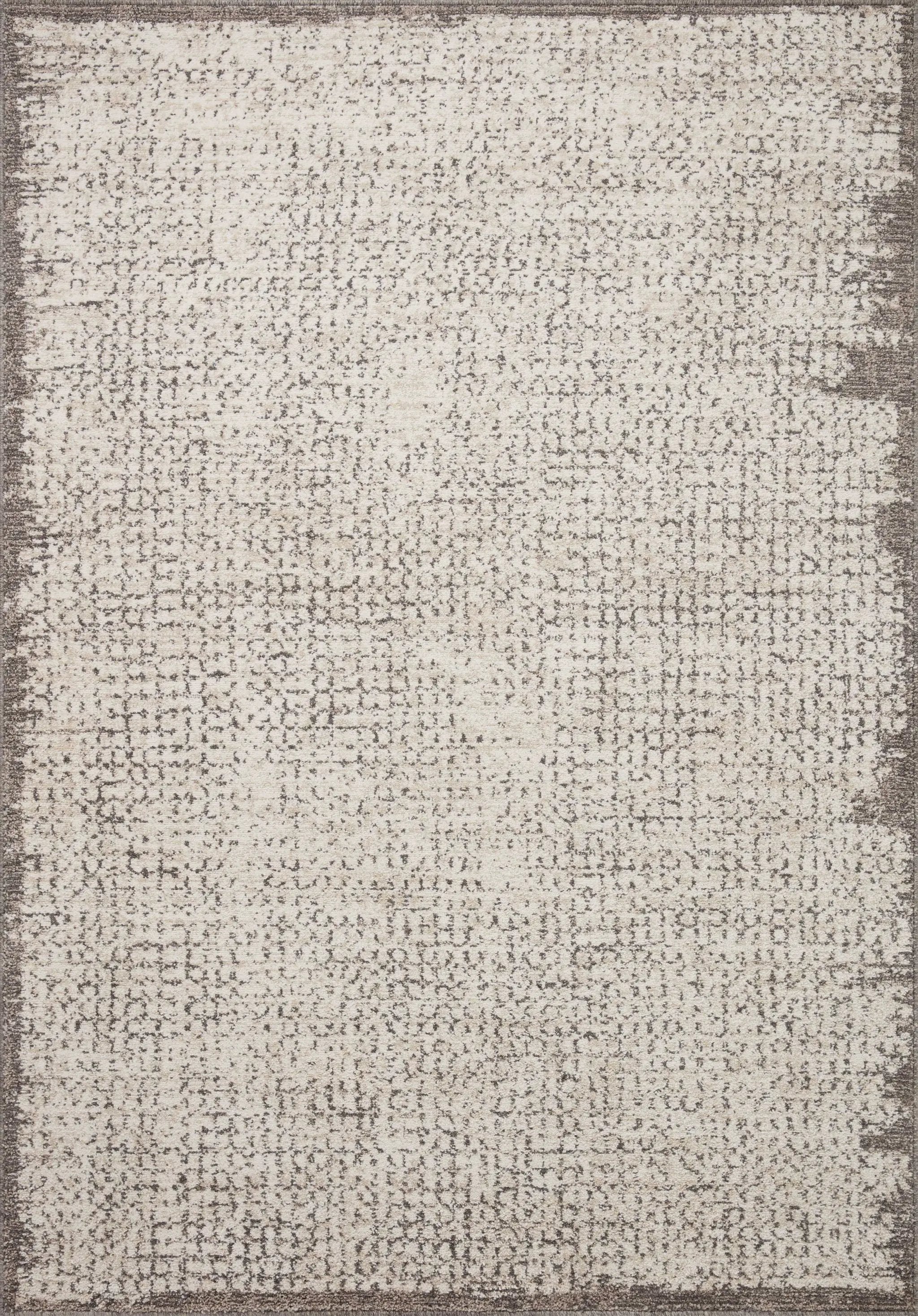 Darby DAR-04 Ivory / Stone Area Rug by Loloi