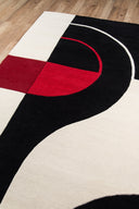 Momeni Delhi DL-22 Black Hand Tufted Area Rug