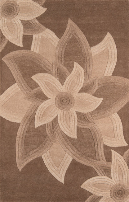 Momeni Delhi DL-40 Mocha Hand Tufted Area Rug