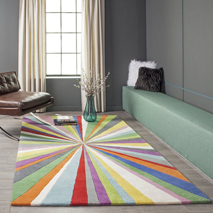 Momeni Delhi DL-62 Multi-Color Hand Tufted Area Rug
