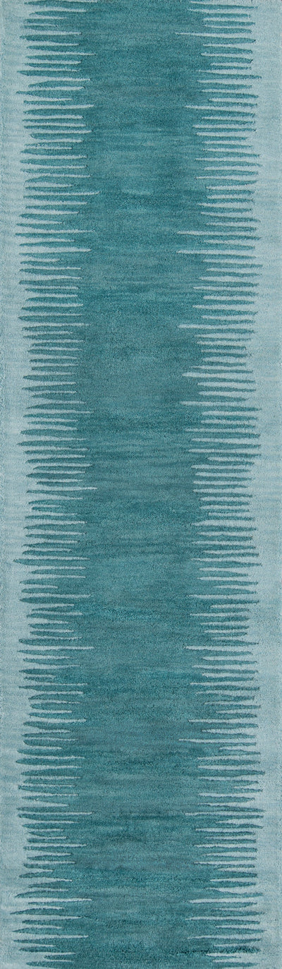 Momeni Delhi DL-63 Aqua Hand Tufted Area Rug