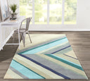 Novogratz Delmar DEL-5 Blue Area Rug by Momeni