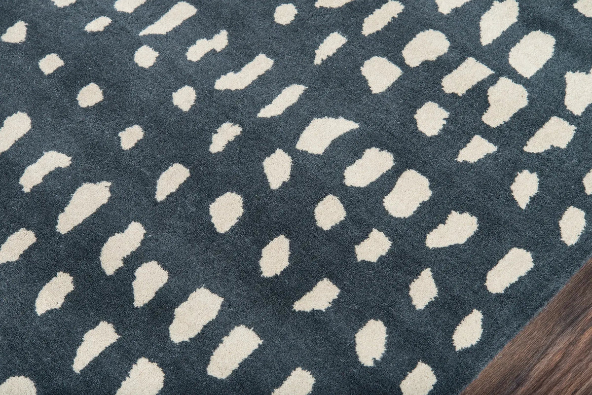 Delmar DEL-11 (Boho Dots) Blue Area Rug by Novogratz by Momeni