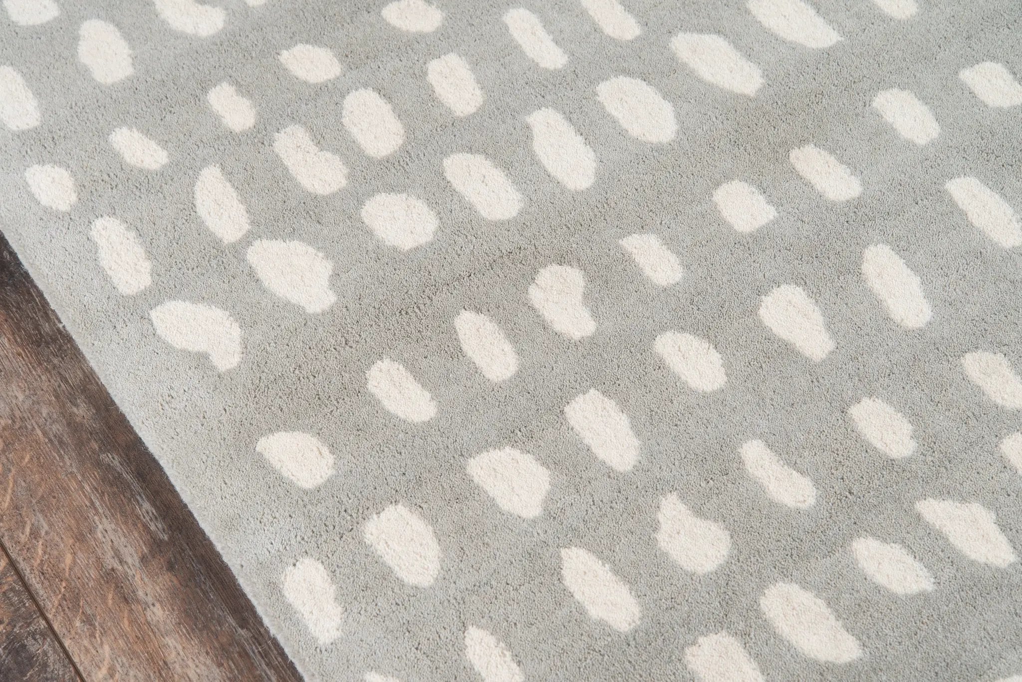 Delmar DEL-11 (Boho Dots) Gray Area Rug by Novogratz by Momeni
