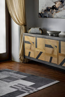 Momeni Edition EDI-4 Charcoal Area Rug