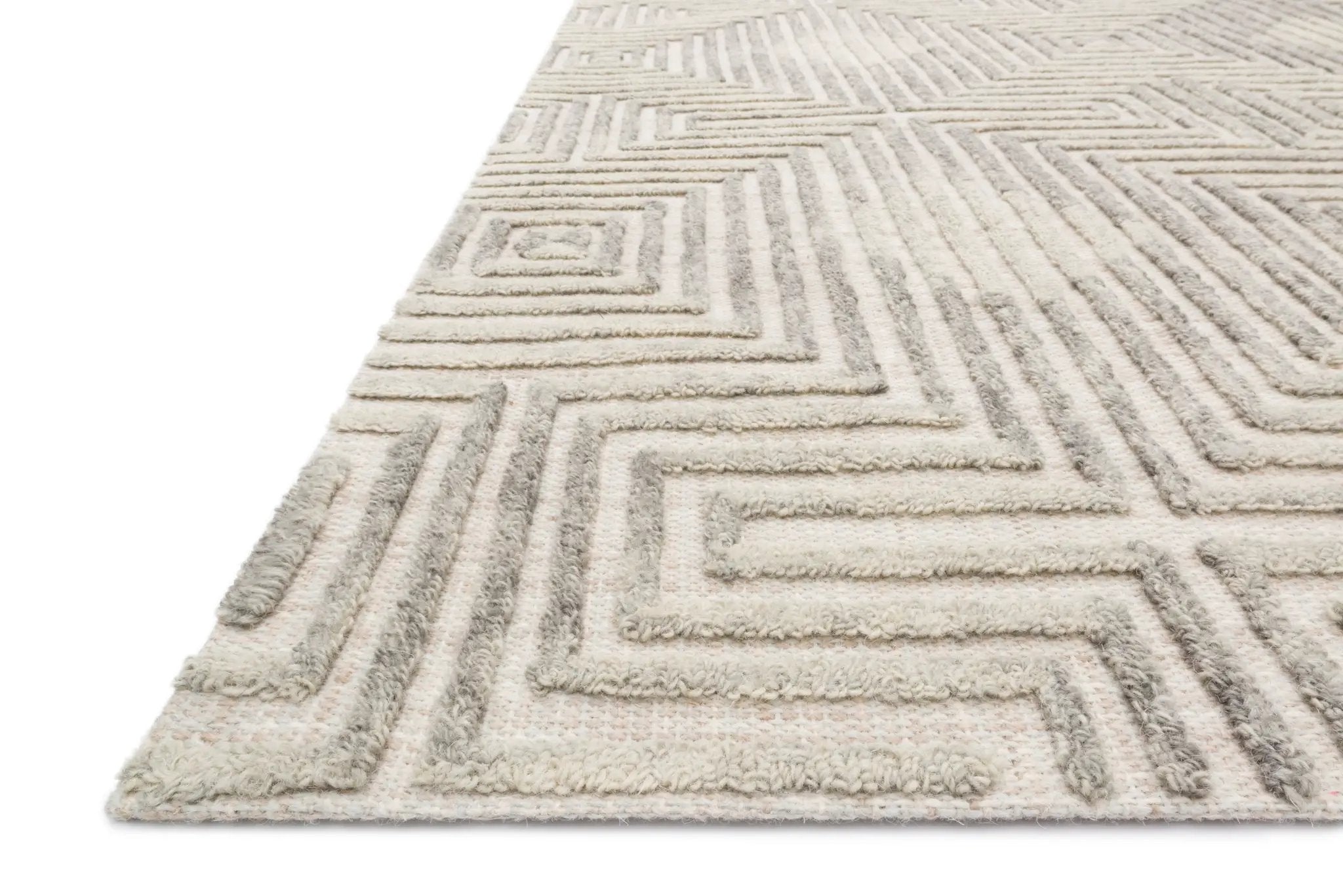 Ehren EHR-02 Grey / Silver Area Rug by Loloi