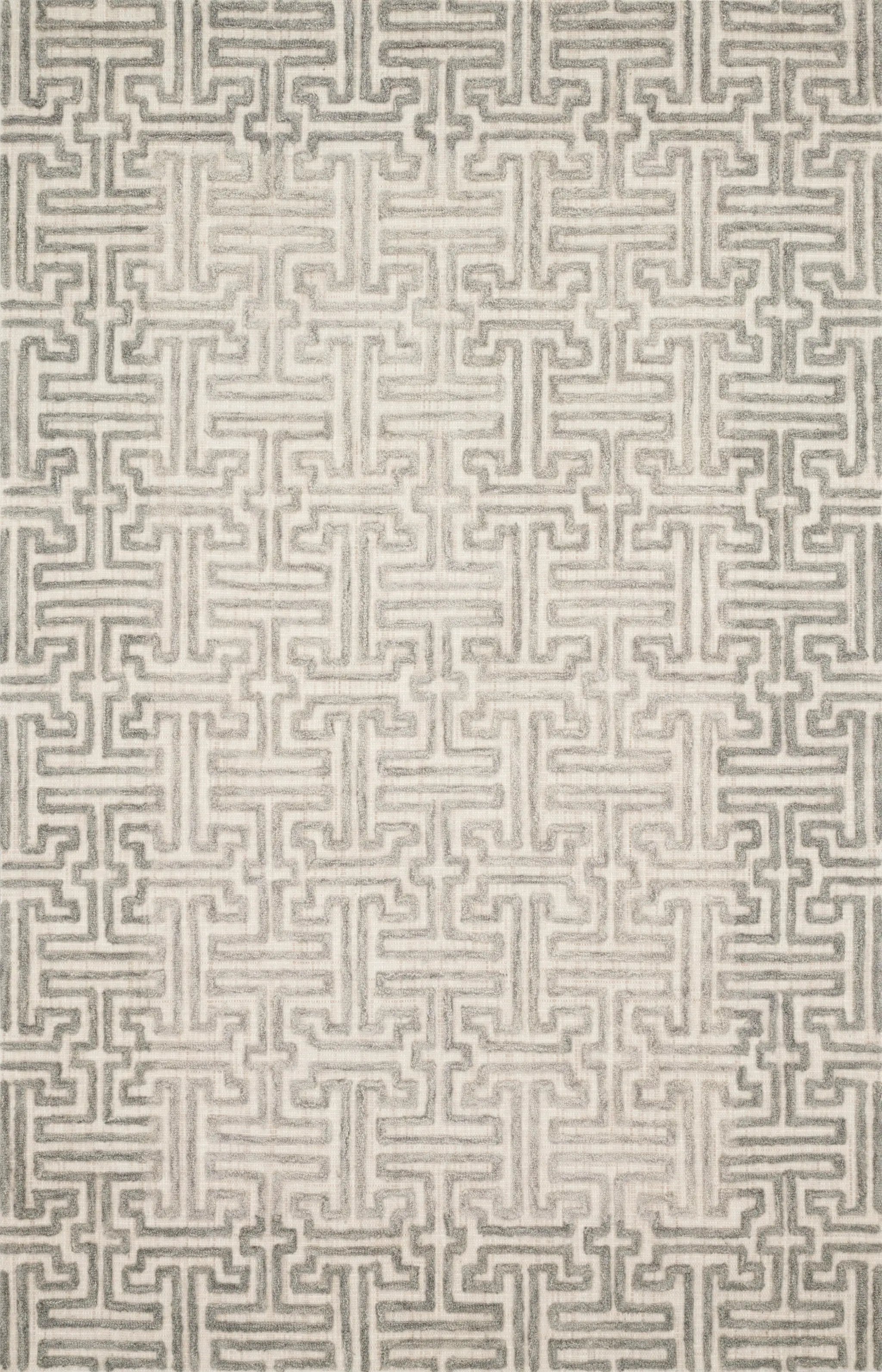 Ehren EHR-03 Stone / Sand Area Rug by Loloi