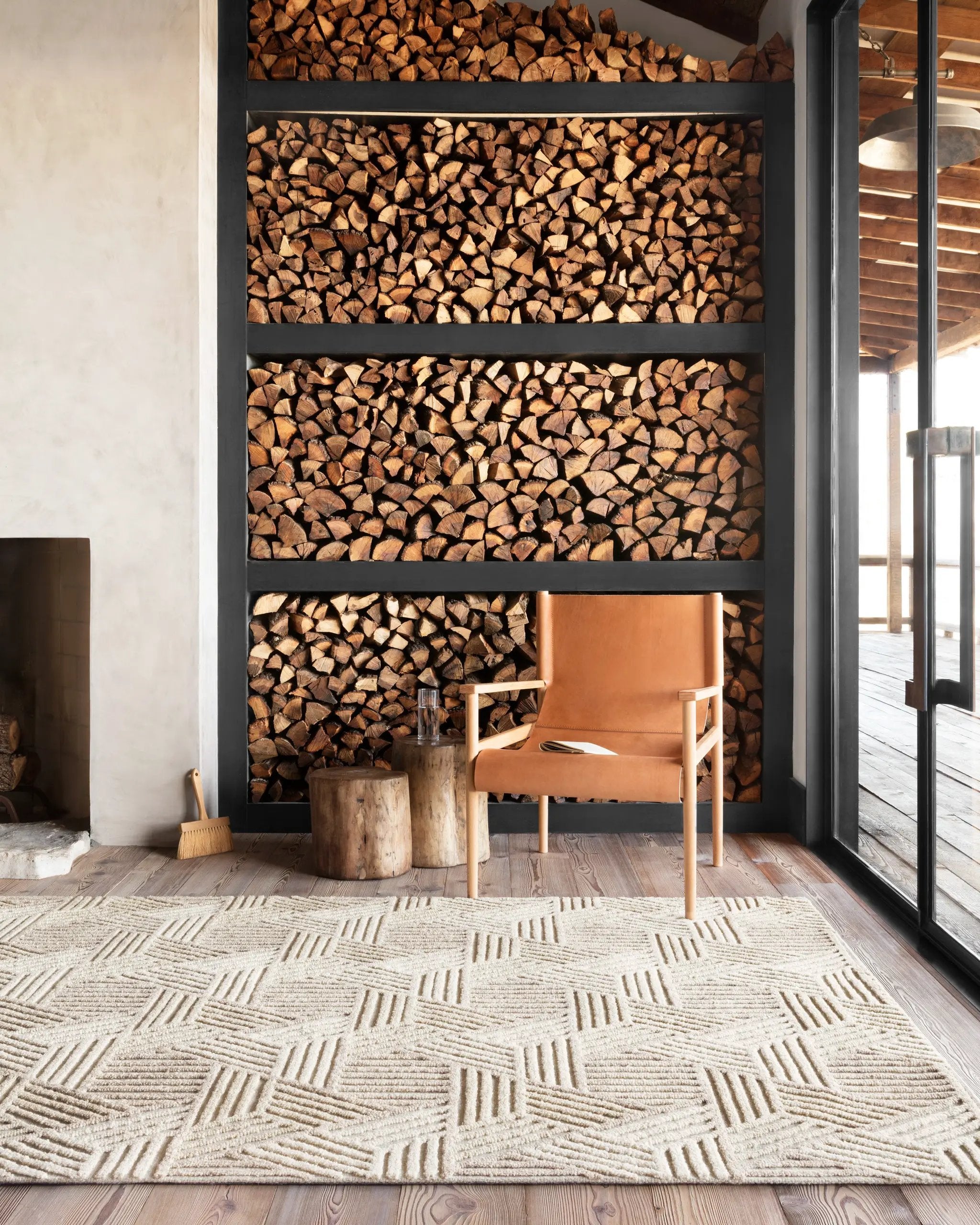 Ehren EHR-04 Oatmeal / Ivory Area Rug by Loloi
