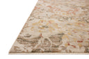 The Eileen ELE-02 Mist / Sunset Area Rug showcases soft misty and glowing sunset tones in a power-loomed polypropylene and polyester area rug with botanical style