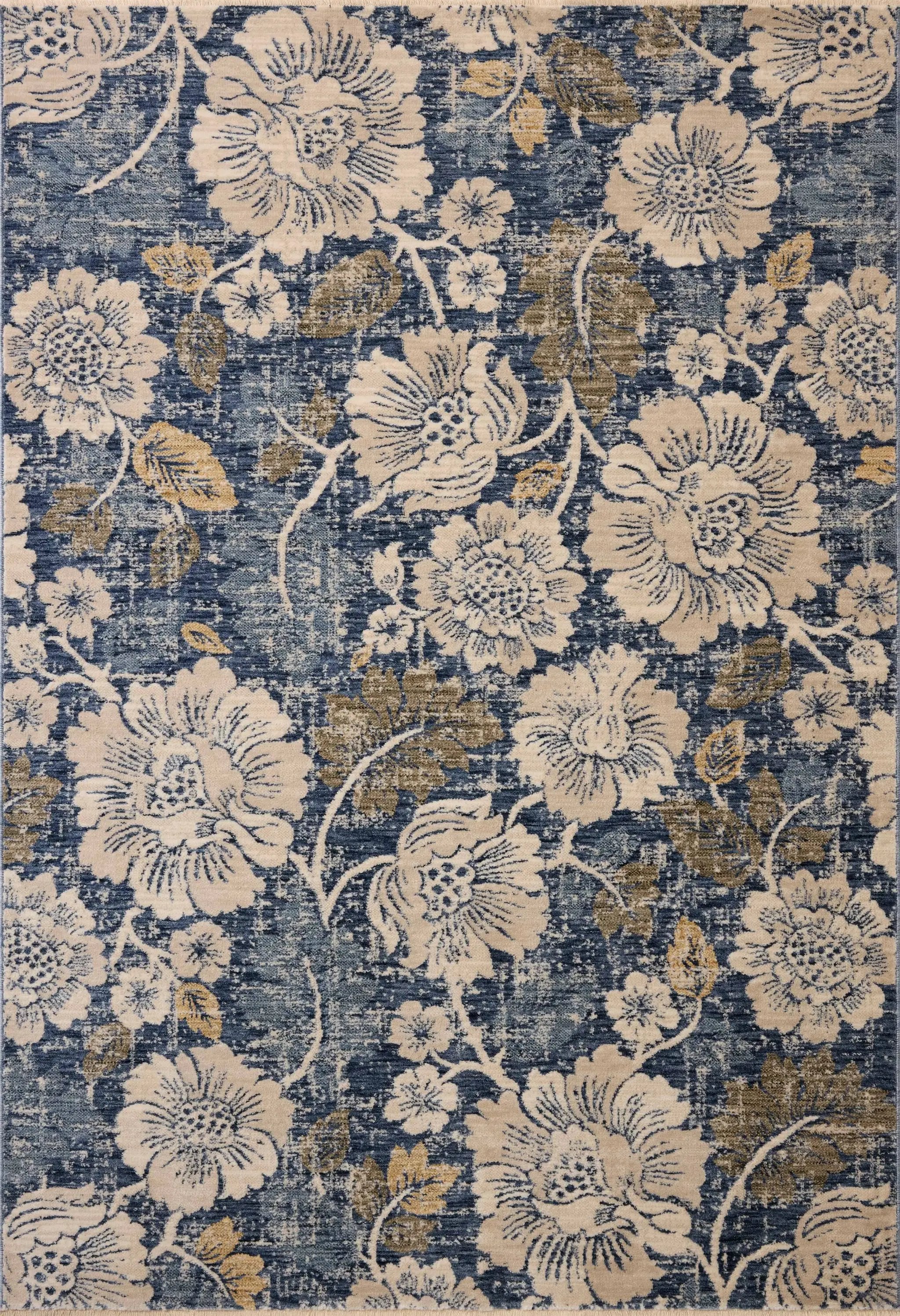 Eileen ELE-03 Denim / Natural Area Rug by Loloi