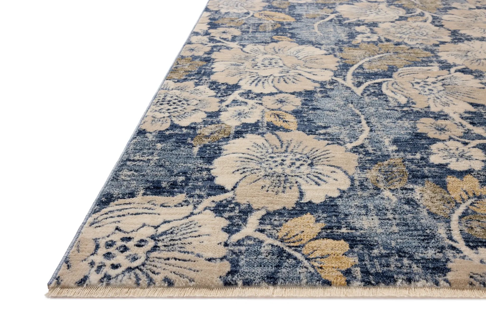 Eileen ELE-03 Denim / Natural Area Rug by Loloi