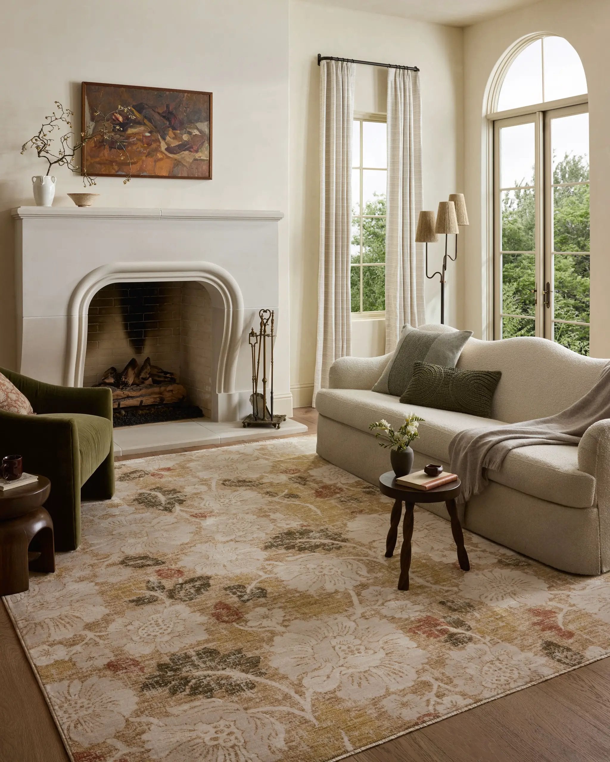Eileen ELE-03 Natural / Multi Area Rug by Loloi