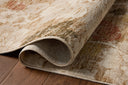 A power-loomed polypropylene and polyester area rug with botanical flair in warm natural and vibrant multi-toned tones, the Eileen ELE-03 Natural / Multi Area Rug anchors any room
