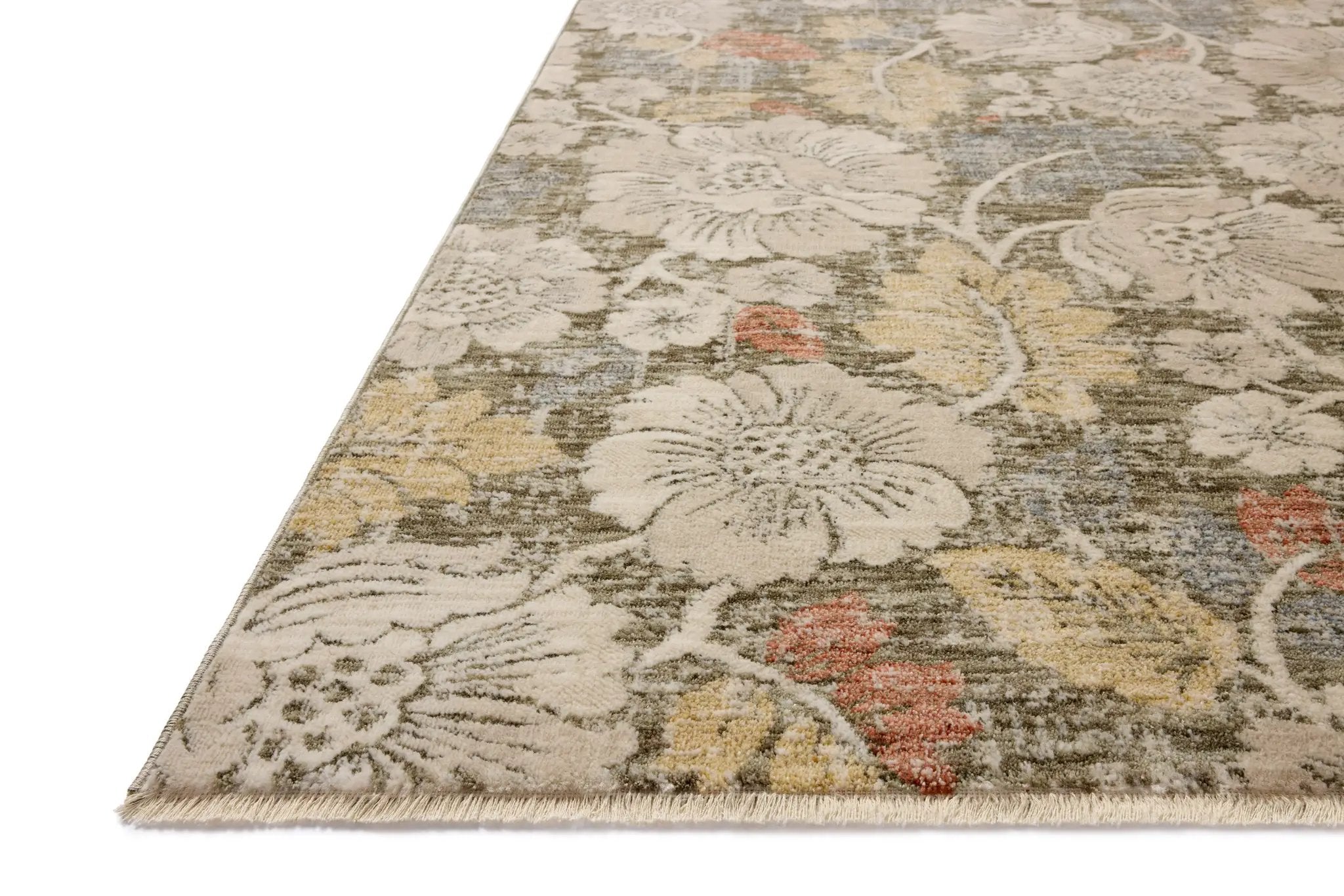 Eileen ELE-03 Olive / Multi Area Rug by Loloi